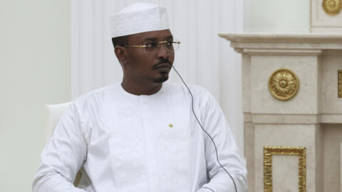 Le président de la transition du Tchad, Mahamat Idriss Déby, en janvier 2024.