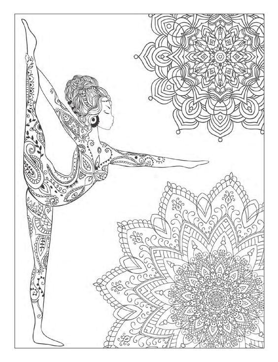 Yoga and meditation coloring book for adults: With Yoga Poses and Mandalas by Alexandru Ciobanu - issuu: 