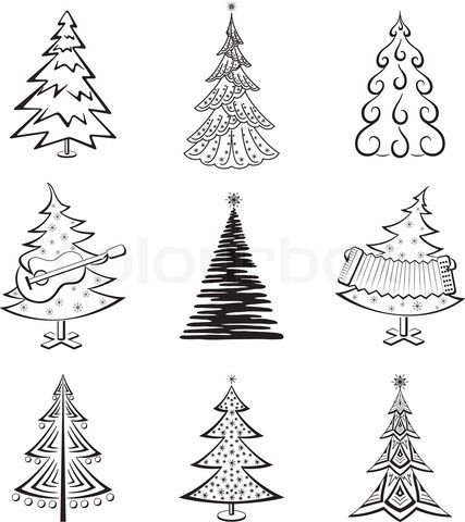 Christmas trees: 