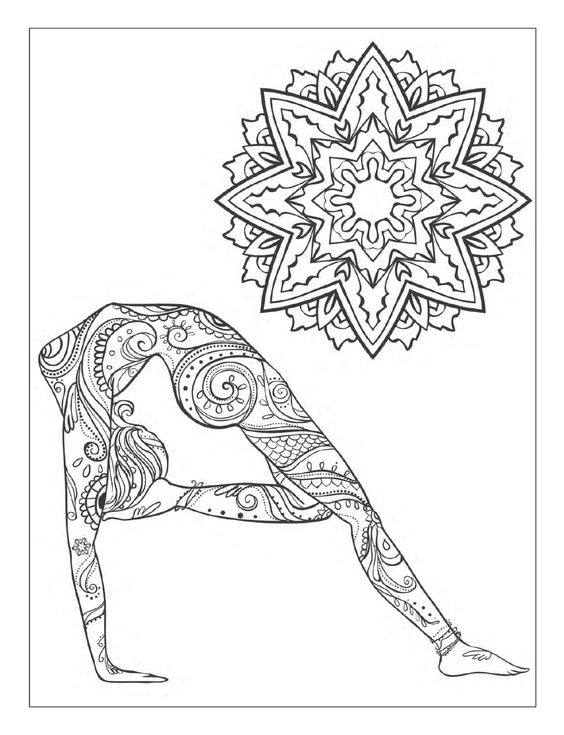 Yoga and meditation coloring book for adults: With Yoga Poses and Mandalas by Alexandru Ciobanu - issuu: 