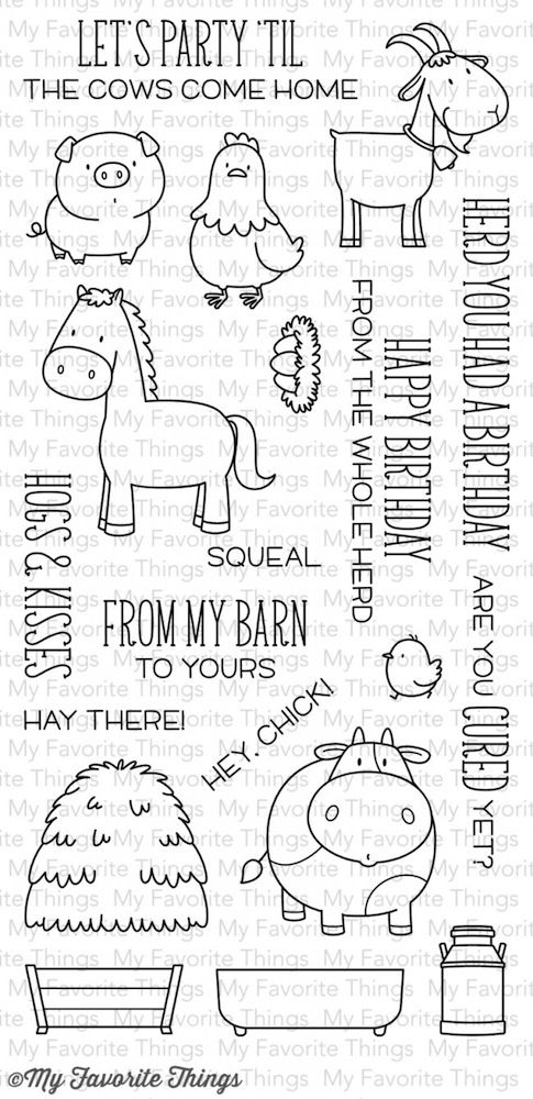 My Favorite Things THE WHOLE HERD Clear Stamps BB18 zoom image