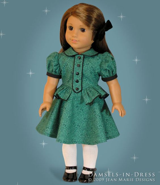 Dress for Molly. BODICE OVERLAY AND PEPLUM: 