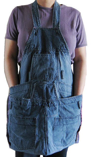 apron made from overalls: 