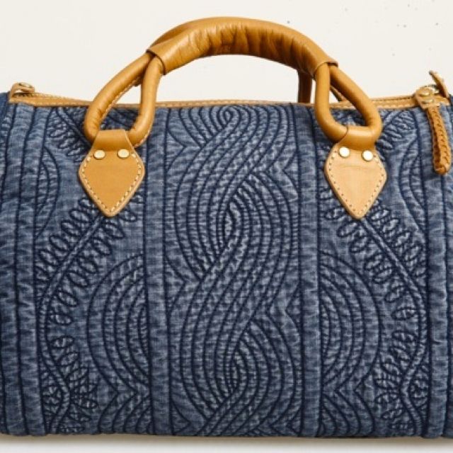 Denim Quilted Bag: 