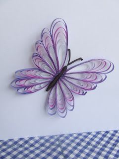 Week Seven: Quilled Butterfly (Husking Technique): 