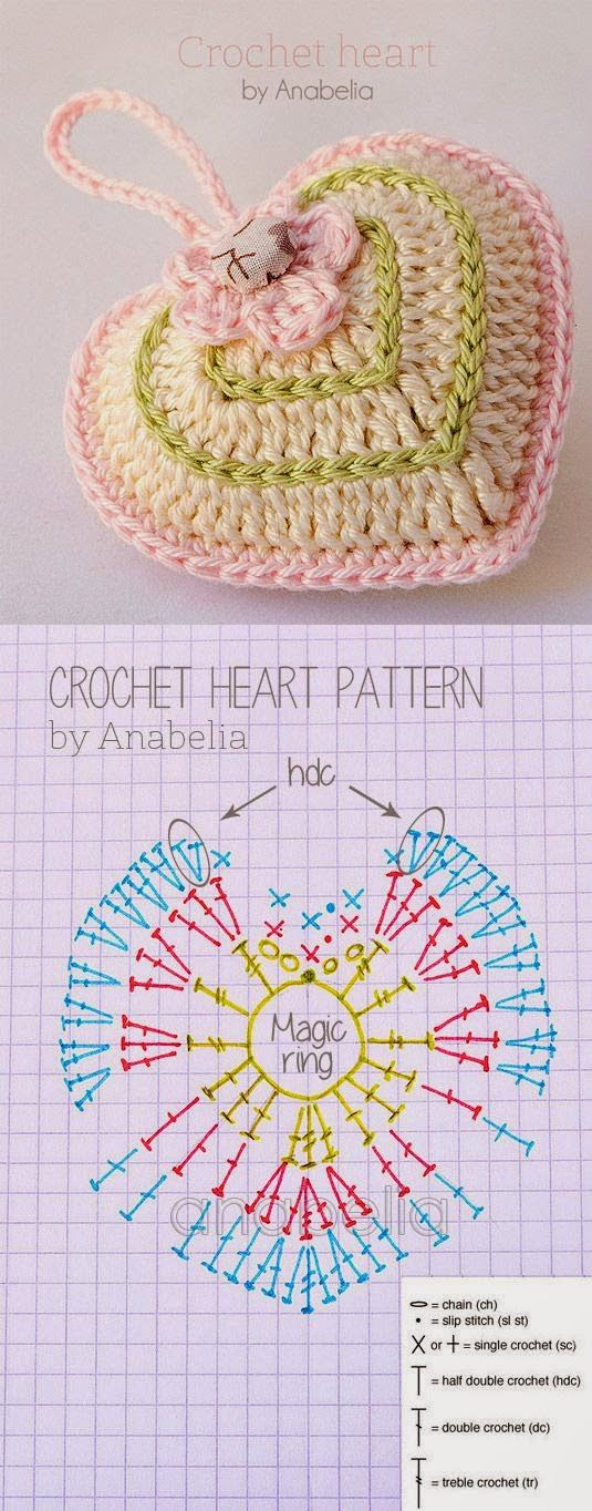Crochet Heart - See free pattern