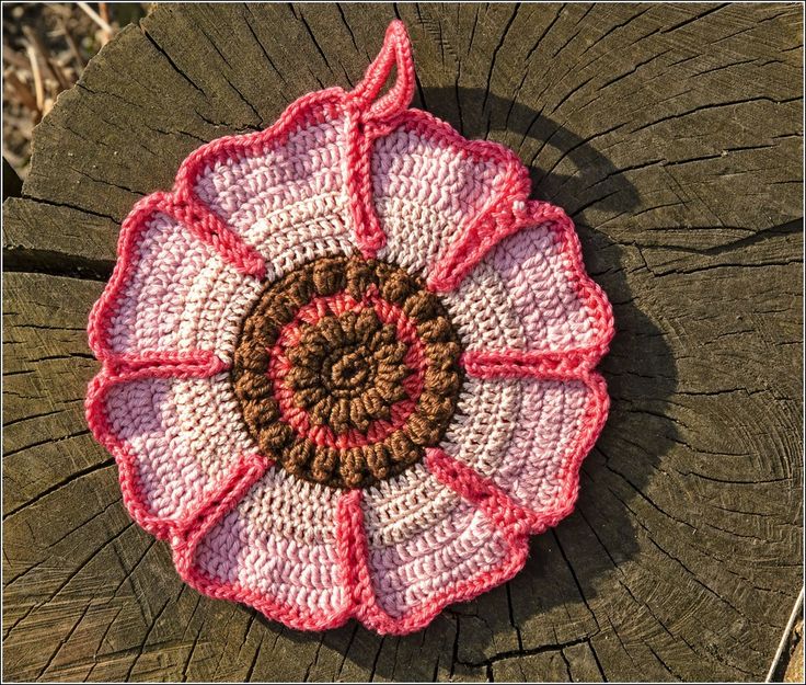 pink potholder vintage free pattern