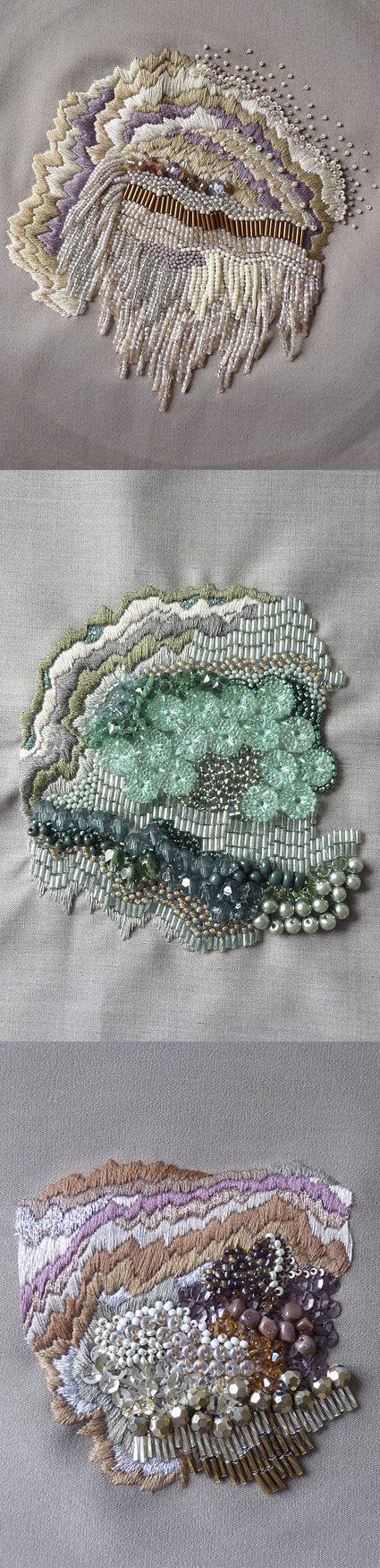 Anna Jane Searle. Embroidery Art. - HOW ABSOLUTELY BEAUTIFUL !! - SO MUCH FABULOUS DETAIL!! ✳✳✳: 