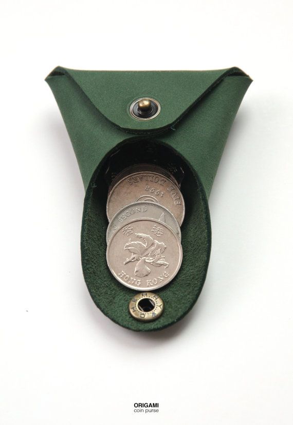 ORIGAMI coin purse (British racing green limited edition): 