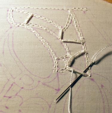 Cutwork embroidery