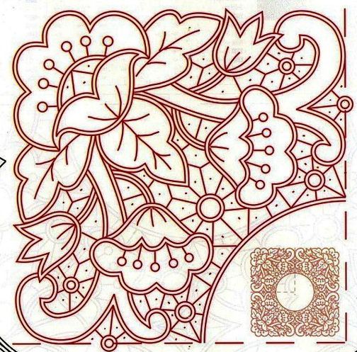 cutwork embroidery pattern