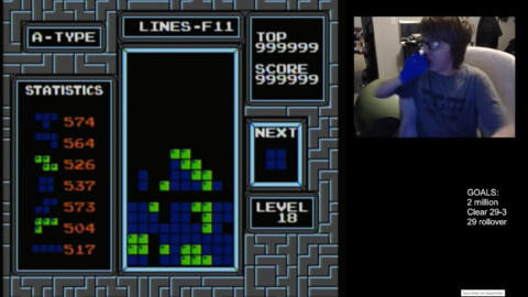 Capture d'écran YouTube - Blue Scuti et Tetris