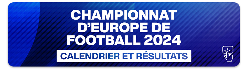 Retrouvez le calendrier et tous les résultats de l'Euro 2024 sur France 24.