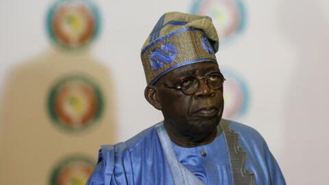 Nigeria's President Bola Ahmed Tinubu during the 65th ordinary session of Economic Community of West African States (ECOWAS) Heads of State and Government in Abuja, on July 7, 2024.