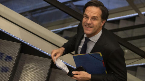 Dutch Prime Minister Mark Rutte on April 2, 2021. Rutte and his third cabinet have stayed on in a caretaker capacity since they resigned en masse in mid-January.