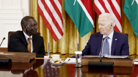William Ruto et Joe Biden à la Maison Blanche mercredi 22 mai 2024.