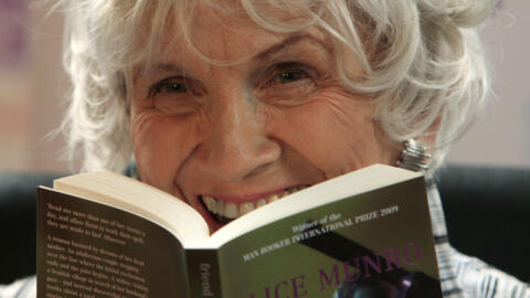 Canadian author Alice Munro, who has died at 92, won the 2013 Nobel Prize for literature.