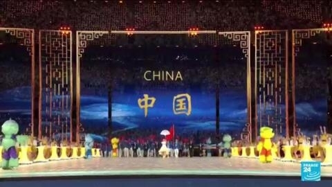 Cérémonie d'ouverture des Jeux asiatiques à Hangzhou, en Chine, le 23 septembre 2023.