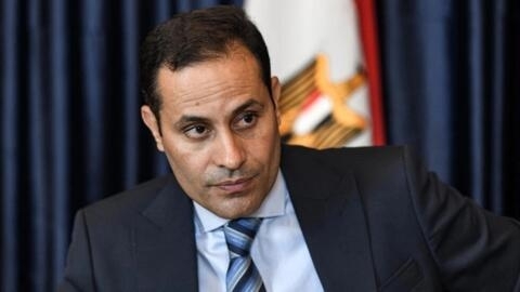 المعارض المصري أحمد الطنطاوي خلال مقابلة في مكتبه في القاهرة في 12 تشرين الأول/أكتوبر 2023.