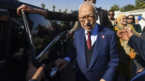 زعيم حركة النهضة التونسية راشد الغنوشي، 21 شباط/ فبراير 2023.