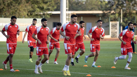 La Tunisie à l'entraînement à la CAN 2024.
