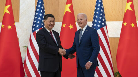 الرئيس الأمريكي ونظيره الصيني في بالي