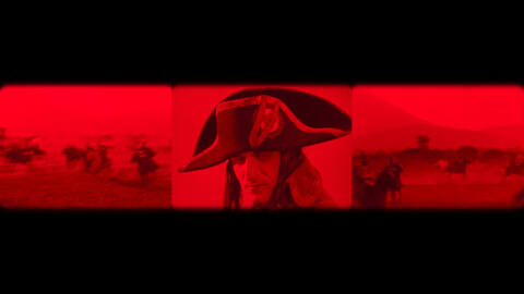 The final scene in Abel Gance's "Napoleon", which pioneered the use of split screens requiring three projectors in the cinema.