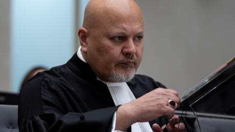 荷兰海牙，国际刑事法院首席检察官卡里姆-汗（Karim Khan）。
