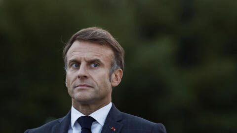 Le président français Emmanuel Macron, lors d'une cérémonie au Havre, le 12 septembre 2024.