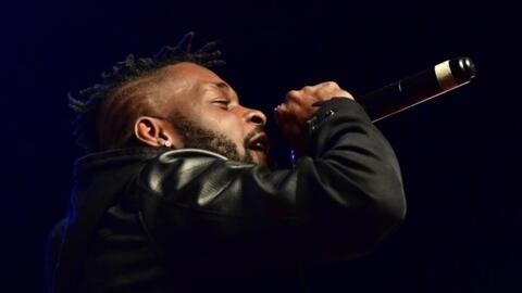 DJ Arafat katika sherehe ya Tuzo za Coupé-Décalé Abidjan Oktoba 2017.