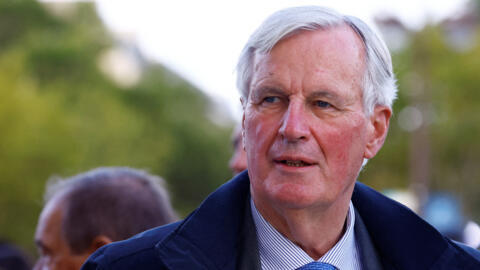 Le Premier ministre français, Michel Barnier, sur l'avenue des Champs-Élysées à Paris, le 14 septembre 2024.