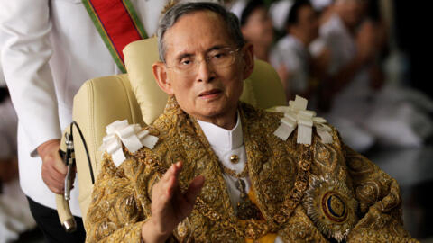 Vua Thái Lan Bhumibol Adulyadej, ảnh chụp năm 2010.