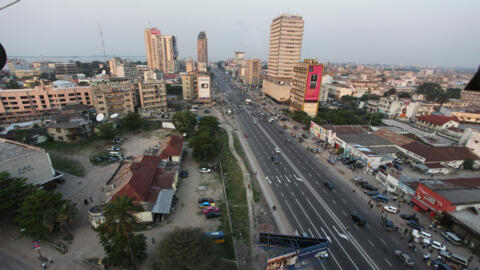 Une vue du centre-ville de Kinshasa, la capitale congolaise (image d'illustration).