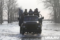 Село Казанское затопило одним из первых 