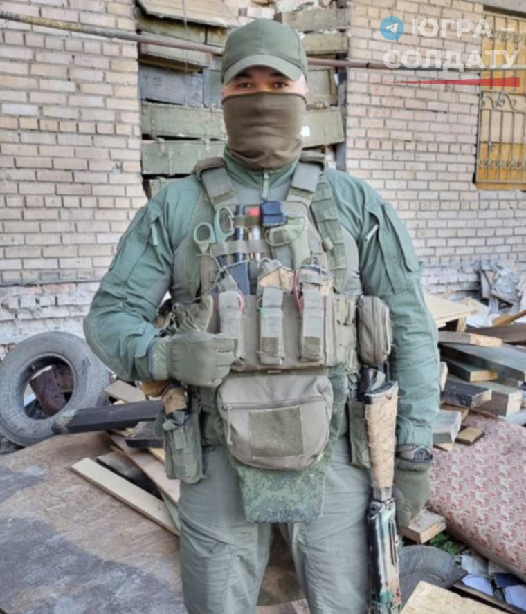 Младший сержант Артем с позывным «Батыр» из Нижневартовска 