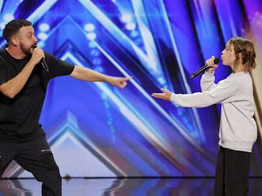 ‘America’s Got Talent’ Judges Wowed by Father-Son Rap Duo Flewnt and Inkabee | Exclusive Video