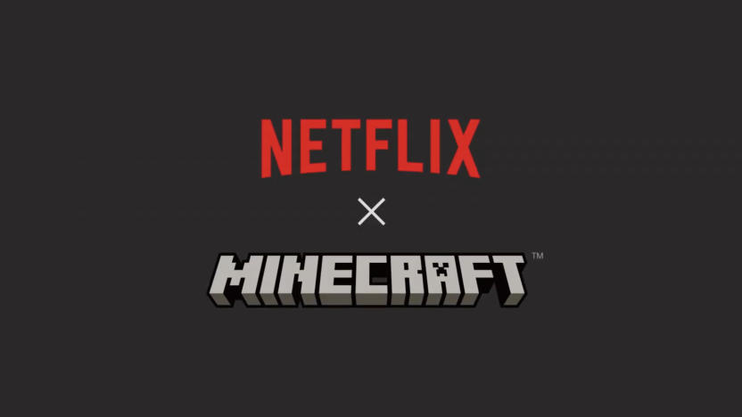 Netflix and Minecraft logos