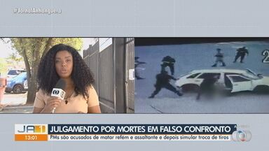 PMs são julgados por morte de auxiliar de produção - PMs são acusados de matar refém e assaltante e depois simular troca de tiros.