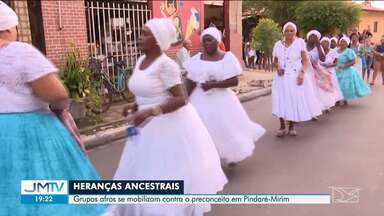 Grupos afros se mobilizam contra o preconceito em Pindaré-Mirim - Os povos dos terreiros se uniram para elevar a voz contra o preconceito.