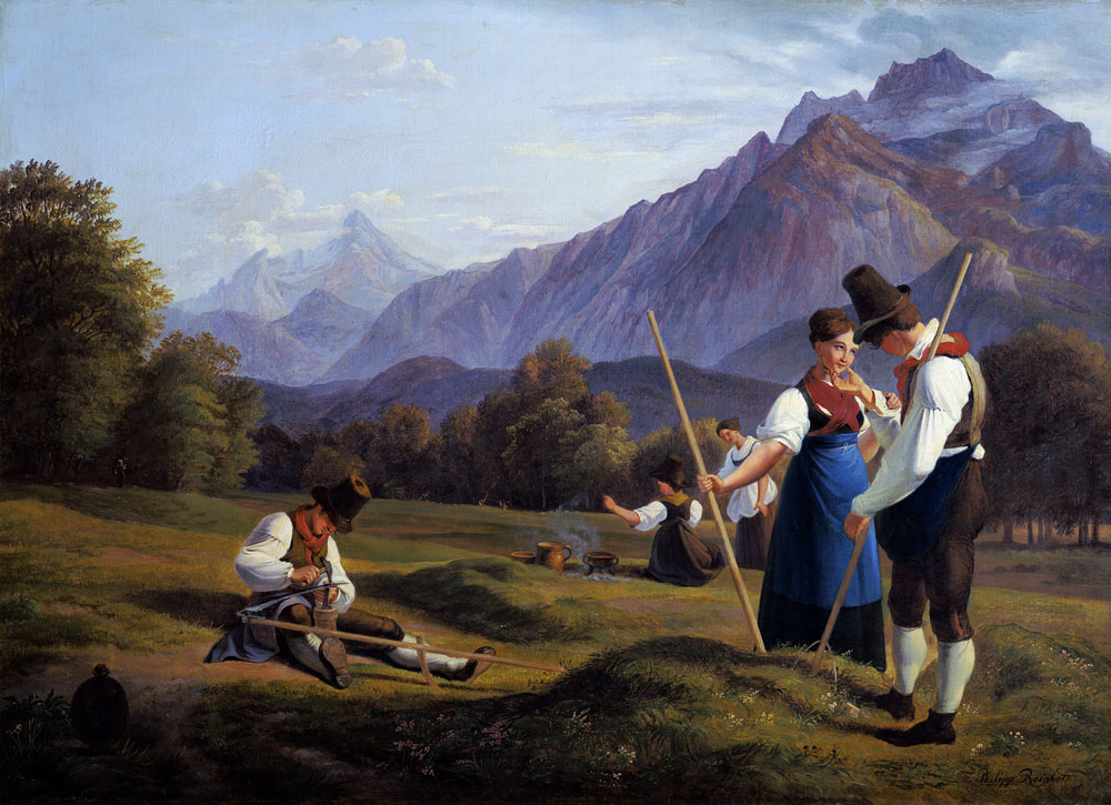 Salzburger-Landschaft-mit-Untersberg-Friedrich-Philipp-Reinhold