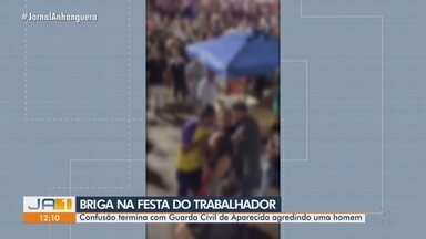 Festa do Trabalhador em Aparecida de Goiânia termina em confusão - Guarda Civil de Aparecida acabou agredindo um homem.