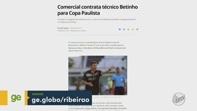 Novo técnico do Comercial vai comandar clube na Copa Paulista - Betinho é ex-jogador do Palmeiras.