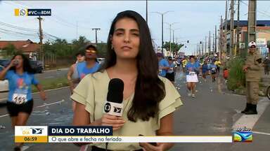Veja o que funciona em São Luís no feriado do Dia do Trabalhador - A repórter Rafaela Braga tem outras informações.