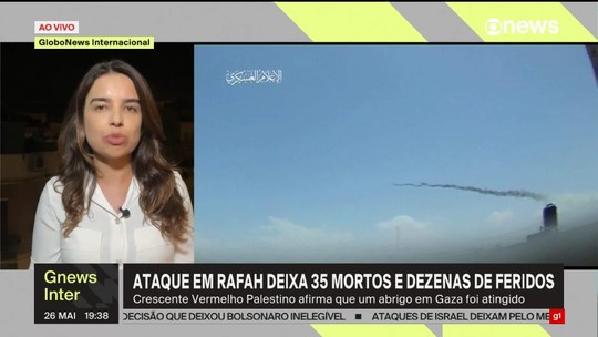 Ataques aéreos de Israel deixam pelo menos 35 mortos em Rafah, ao sul da Faixa de Gaza - Programa: GloboNews Internacional 