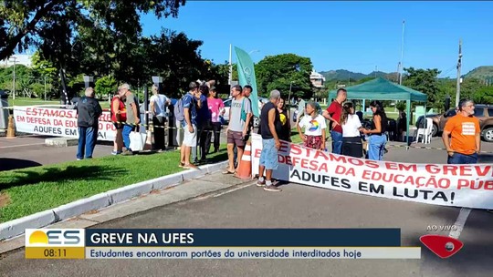 Professores e servidores da Ufes e Ifes estão em greve - Programa: Bom Dia ES 