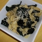 Black Trumpet Mushrooms with Egg Noodles