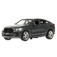 Машинка инерционная "BMW X6" (серый)