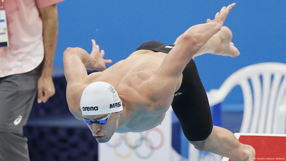 Maso competed in the 50-meter freestyle at the Tokyo Olympics | Photo: Kyodo/picture alliance