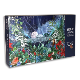 Moonlit Christmas at Kew Jigsaw Puzzle, 1000 pieces