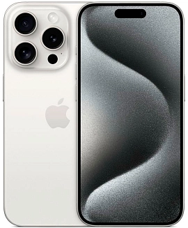 Apple iPhone 15 Pro 256GB (A3104, 2 SIM) (белый титан)